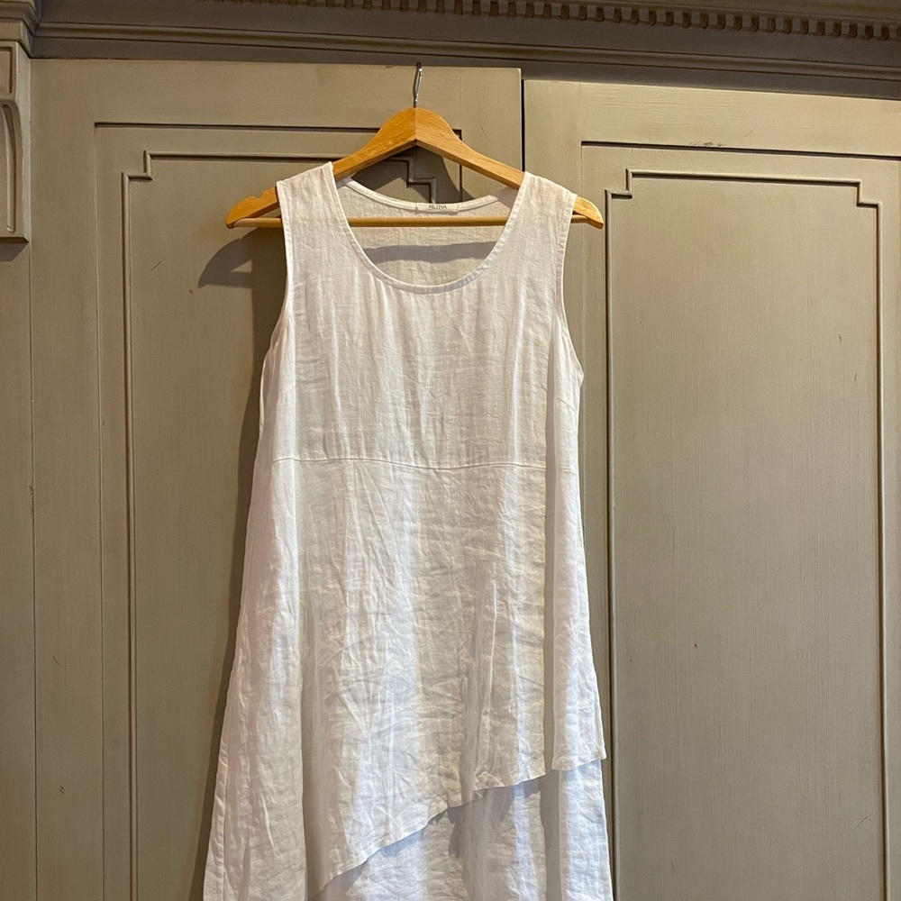 Xetra 100% linen tunic/dress